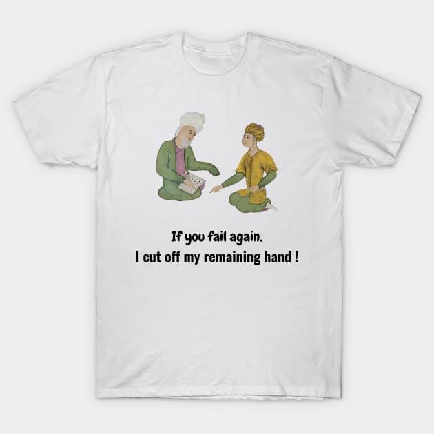 Parents teaching - Persian (iran) joke T-Shirt by Elbenj